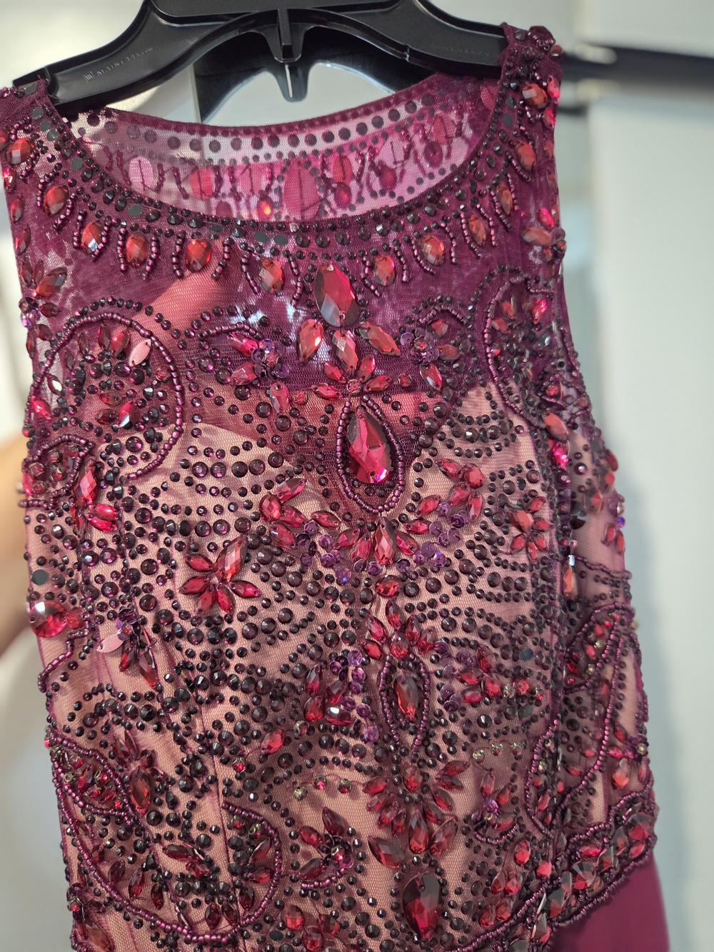 Dave & Johnny Embellished Beaded Dress - Picture 8 of 11